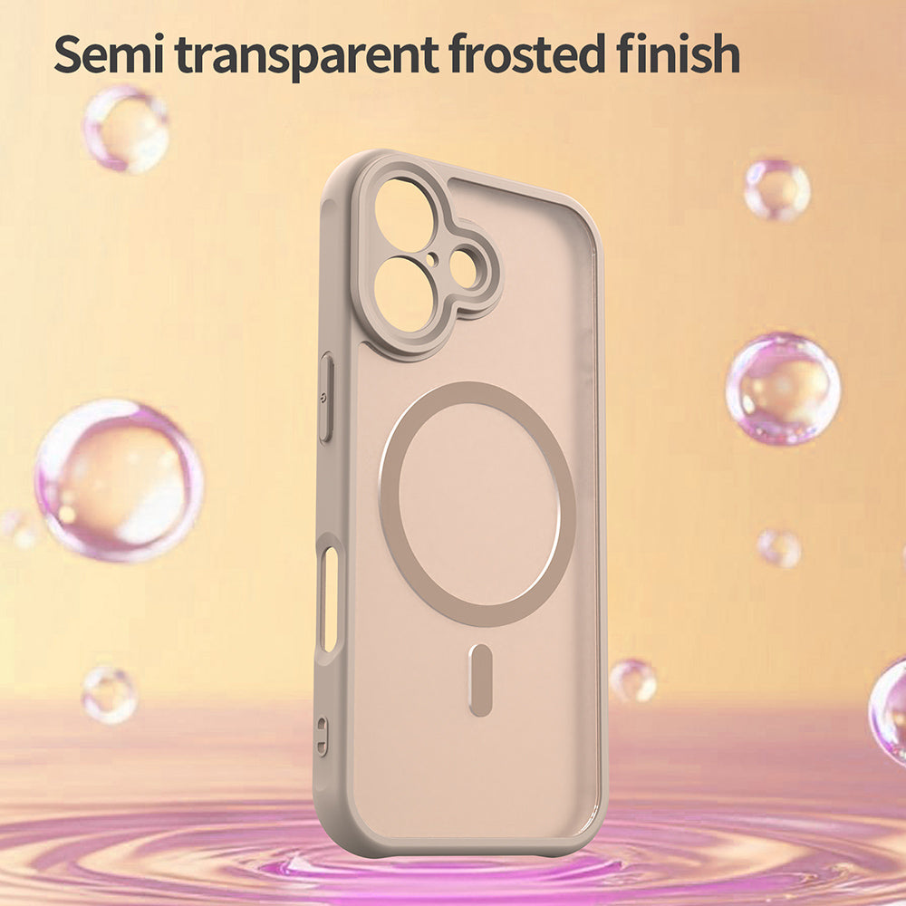 Husa de protectie Techsuit HaloFrost II MagSafe compatibil cu iPhone 16, Auriu