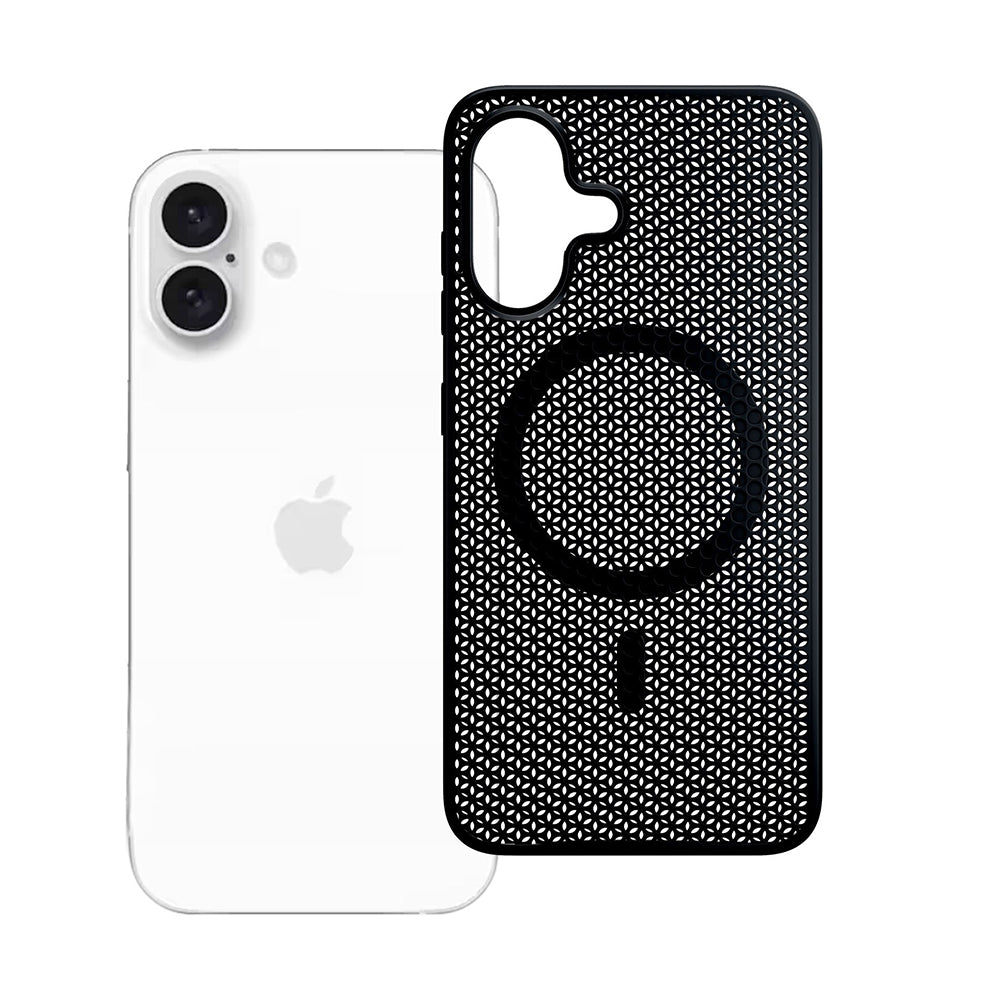 Husa de protectie 3mk COOLing MagCase compatibil cu iPhone 16, Negru