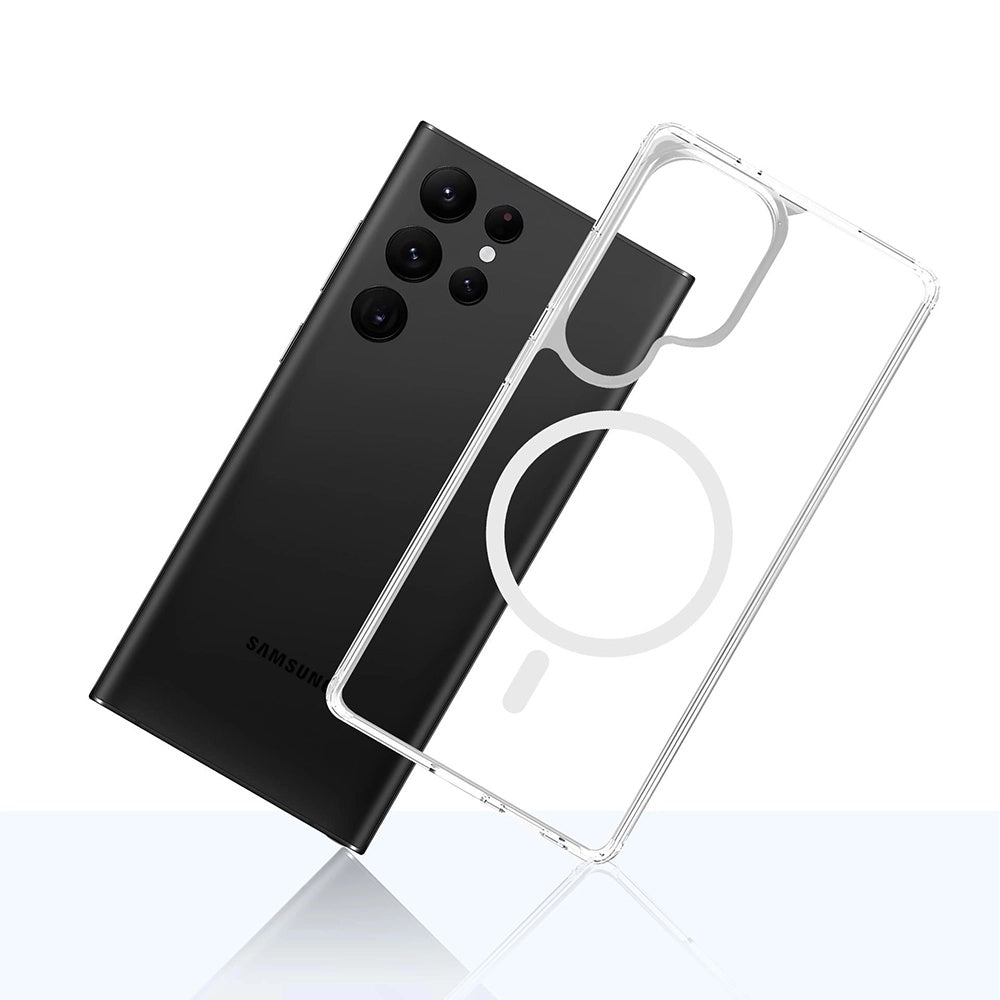 Husa de protectie 3mk Armor MagCase compatibil cu Samsung Galaxy S25 Ultra, Transparent