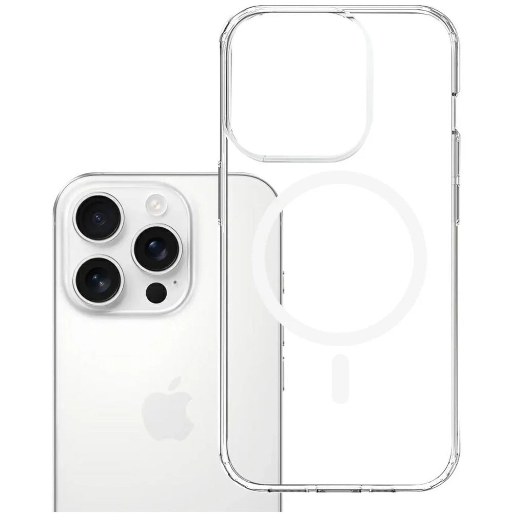 Husa de protectie 3mk Armor MagCase compatibil cu iPhone 16 Pro Max, Transparent