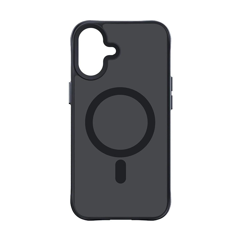 Husa de protectie 3mk Smoke MagCase compatibil cu iPhone 16, Negru