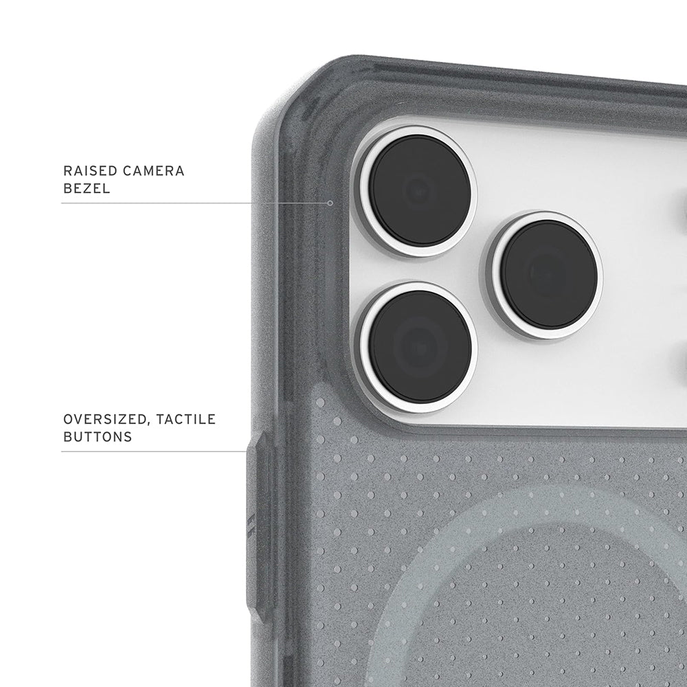 Husa de protectie UAG Dot MagSafe compatibil cu iPhone 17 Pro, Ash