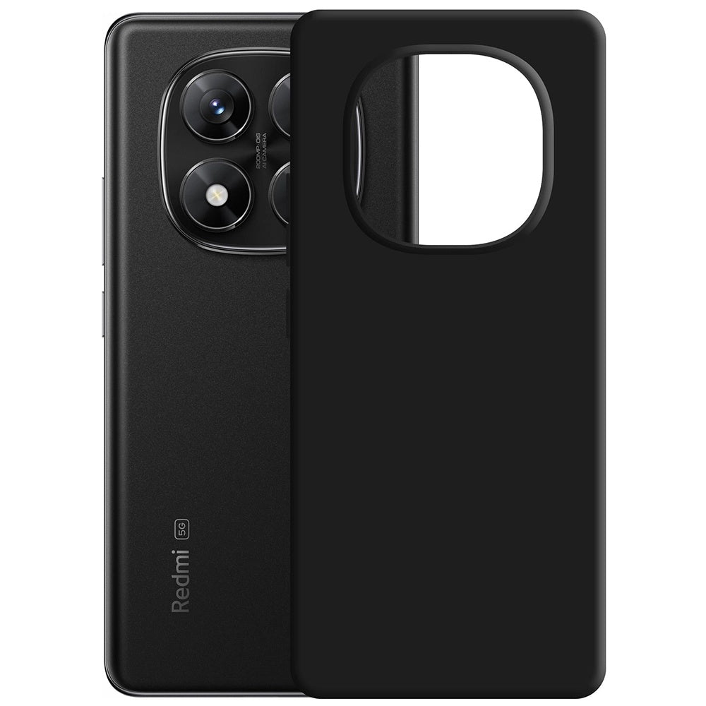 Husa de protectie 3mk Matt compatibil cu Xiaomi Redmi Note 14 Pro 5G / Poco X7, Negru