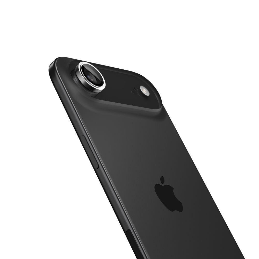 Folie de protectie Spigen (set de 2) Optik.tR EZ Fit Pro Camera Glass (AGL10132) compatibil cu iPhone 17 Air, Argintiu