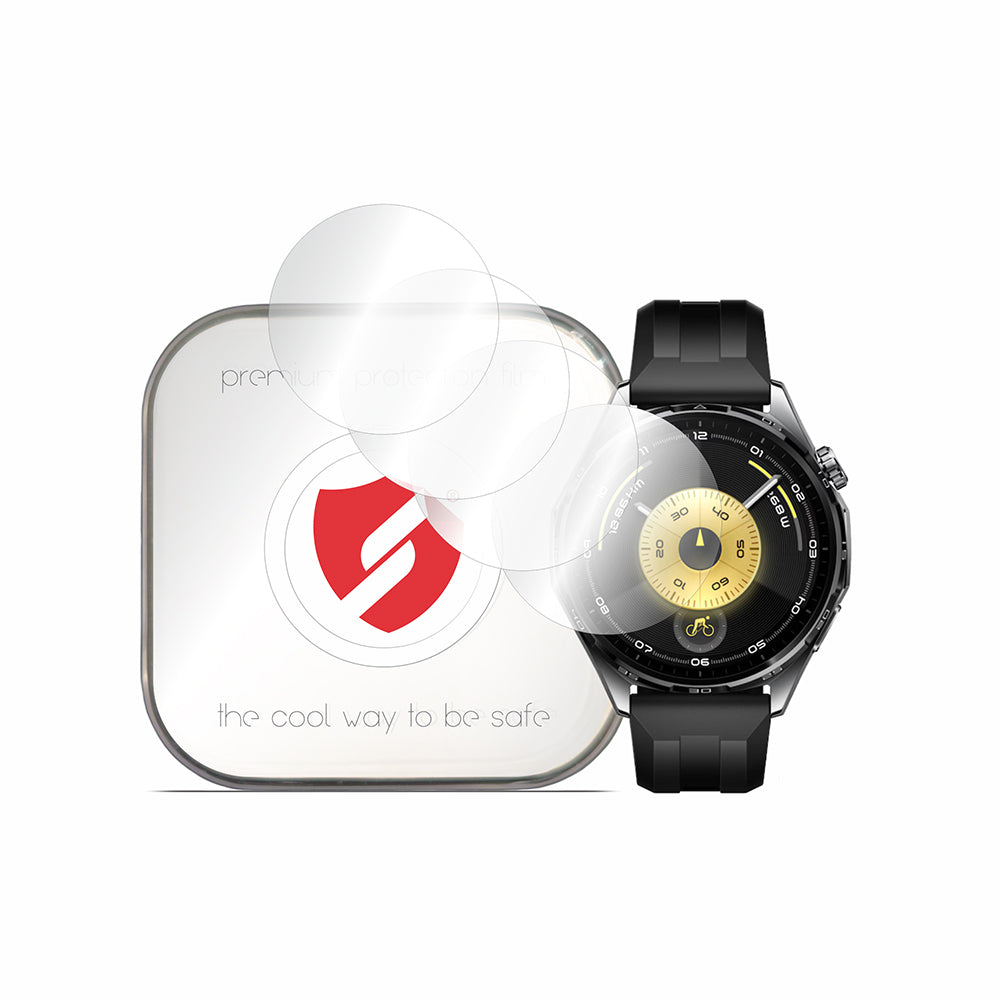 Folie de protectie smartwatch Smart Protection Premium Classic (set de 4) compatibil cu Huawei Watch GT 6 46mm, Transparent