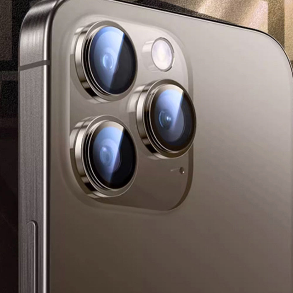 Folie de protectie Lito Titanium AR Camera Glass compatibil cu iPhone 17 Pro / iPhone 17 Pro Max, Argintiu