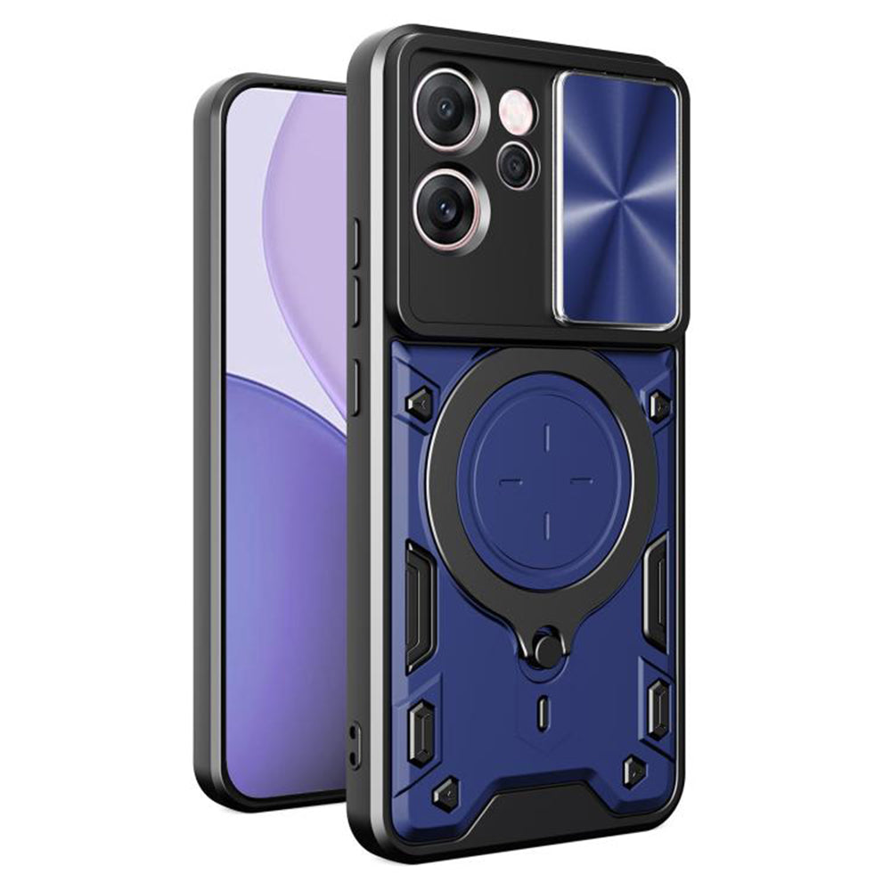 Husa de protectie Techsuit CamGuard Pro compatibil cu Oppo Reno14 F / Reno14 FS 5G, Albastru