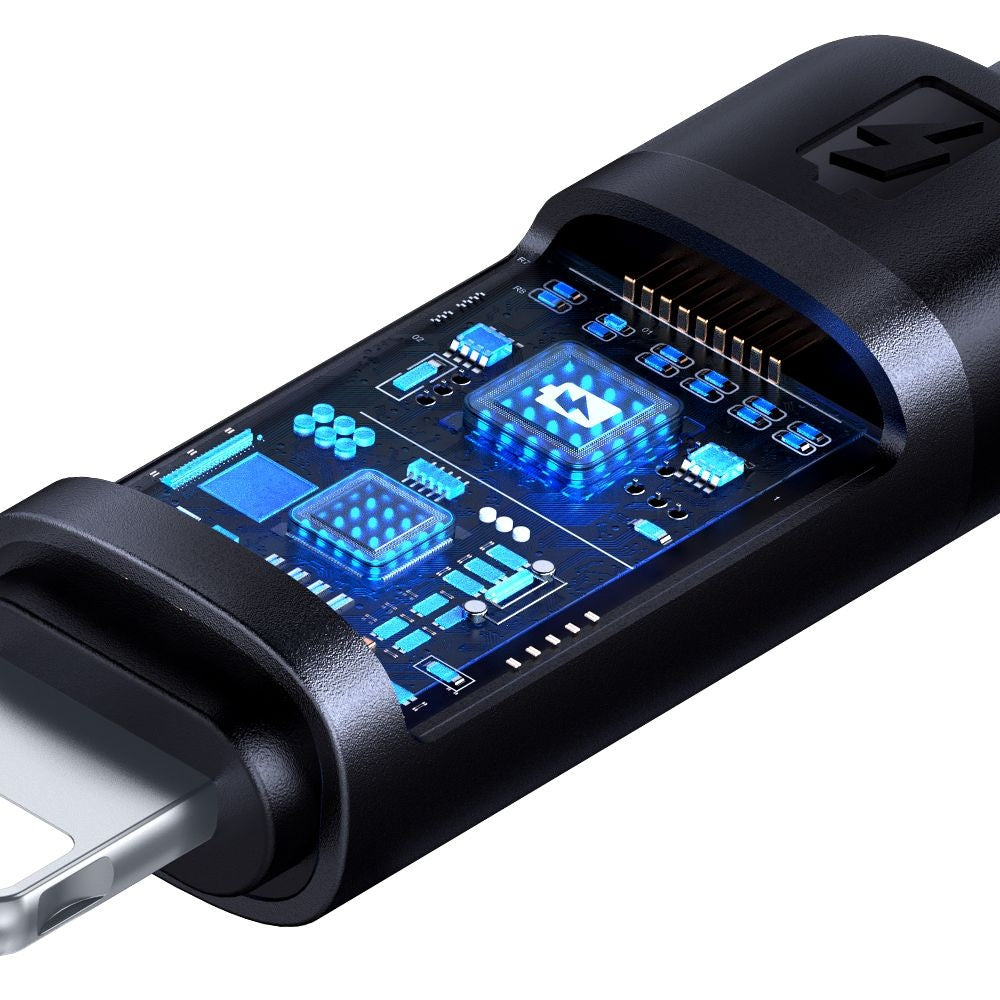 Cablu Mcdodo BAT Series (CA-5000), USB-A to Lightning, Digital Display, 1.2m, Negru