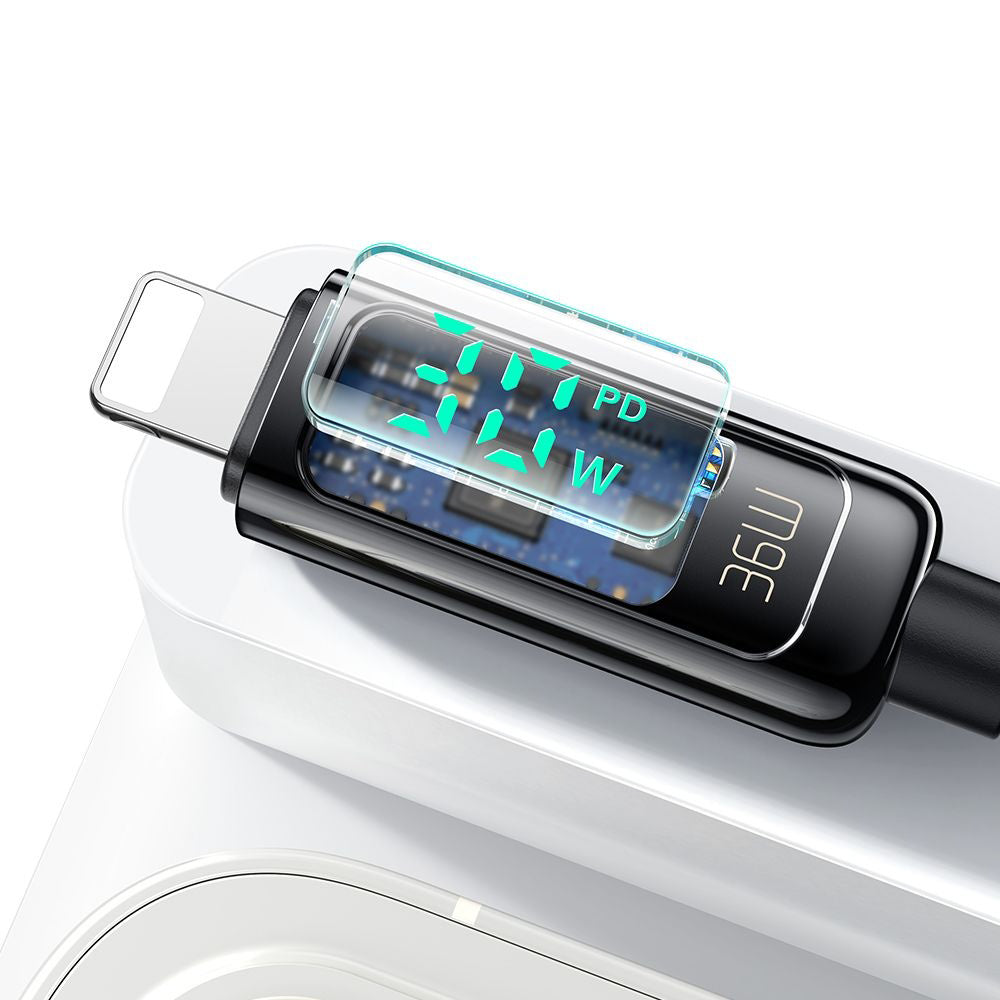 Cablu Mcdodo (CA-8810), USB-C to Lightning, 36W, Digital Display, 1.2m, Negru