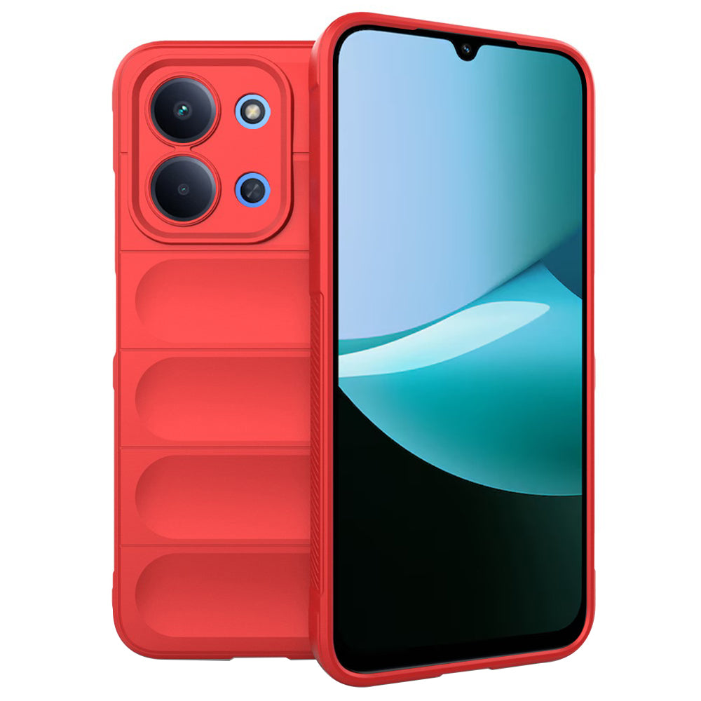 Husa de protectie Techsuit Magic Shield compatibil cu Xiaomi Redmi 15C 4G / Redmi 15C 5G, Rosu