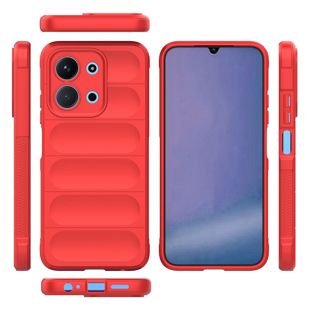 Husa de protectie Techsuit Magic Shield compatibil cu Xiaomi Redmi 15C 4G / Redmi 15C 5G, Rosu