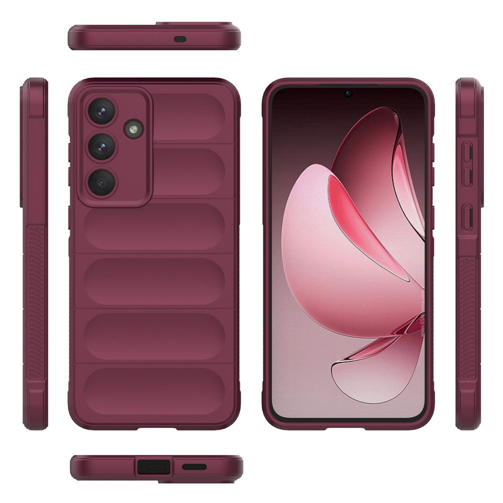 Husa de protectie Techsuit Magic Shield compatibil cu Samsung Galaxy S25 FE, Bordo
