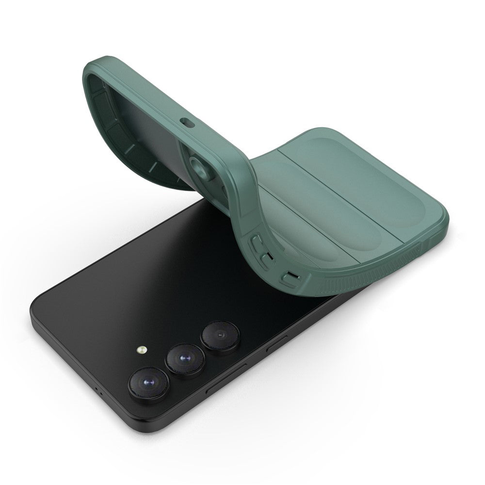 Husa de protectie Techsuit Magic Shield compatibil cu Samsung Galaxy S25 FE, Verde