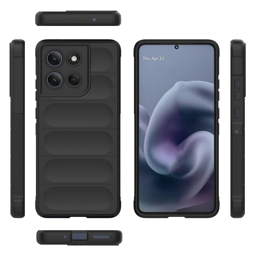 Husa de protectie Techsuit Magic Shield compatibil cu Motorola Moto G86 Power, Negru