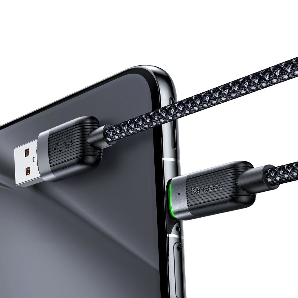 Cablu Mcdodo Self-Winding Series (CA-5650), USB-A to USB-C, 6A, 1.2m, Negru