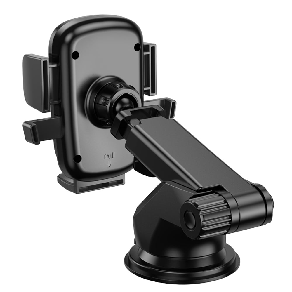 Suport Borofone Dainty (BH60), with Suction Cup, for Dashboard/Windshield, 4.5-7" Phone, Negru Grey