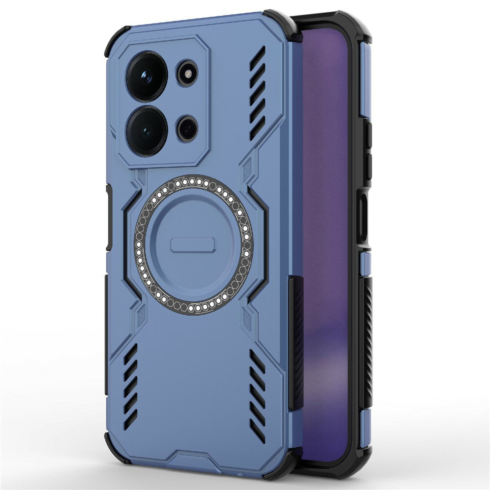 Husa de protectie Techsuit ArmorMag compatibil cu Xiaomi Redmi 15C 4G / Redmi 15C 5G, Albastru
