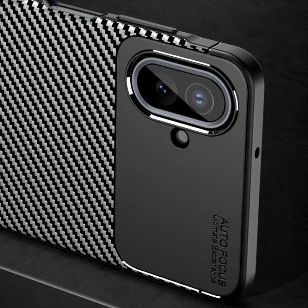 Husa de protectie Techsuit CarbonFiber compatibil cu Samsung Galaxy A07 4G, Negru