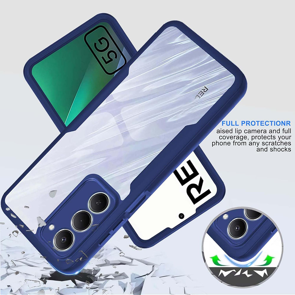 Folie de protectie Techsuit ColorVerse 360 Series + compatibil cu Xiaomi Redmi 15 4G / Redmi 15 5G, Albastru