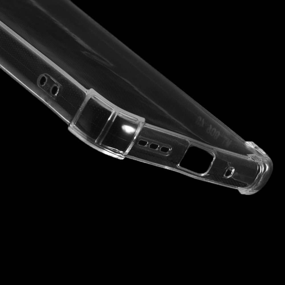 Husa de protectie Techsuit Shockproof Clear Silicone compatibil cu Motorola Moto G06, Transparent