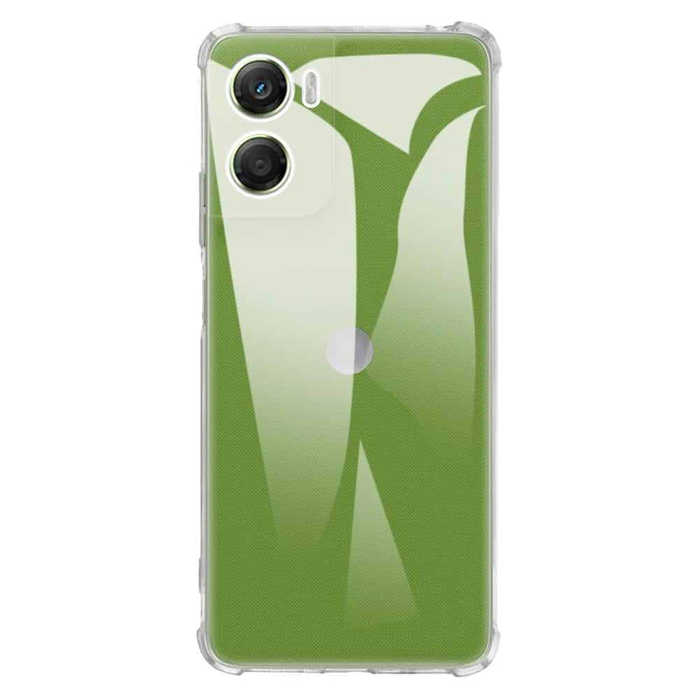 Husa de protectie Techsuit Shockproof Clear Silicone compatibil cu Motorola Moto G06, Transparent