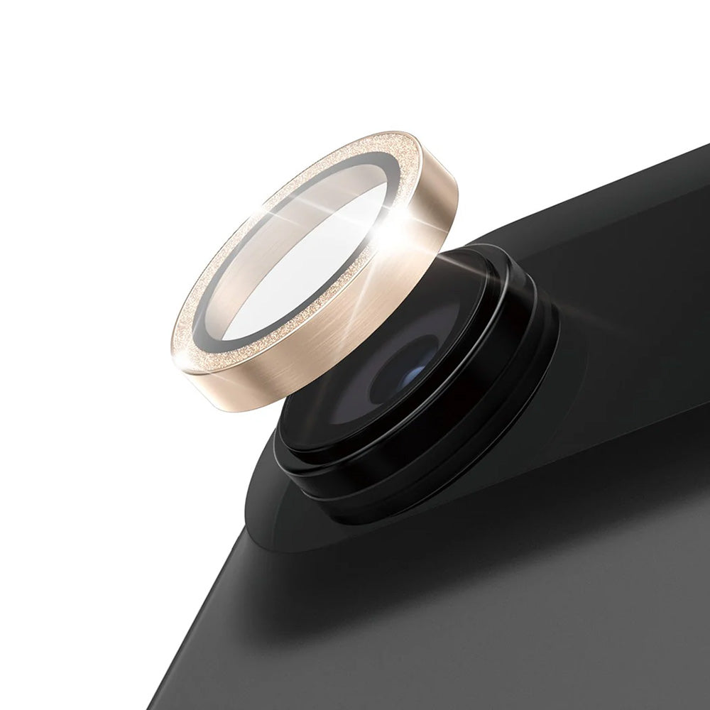 Folie de protectie PanzerGlass® Hoops® Camera Lens compatibil cu iPhone 17 Air, Glitter Gold
