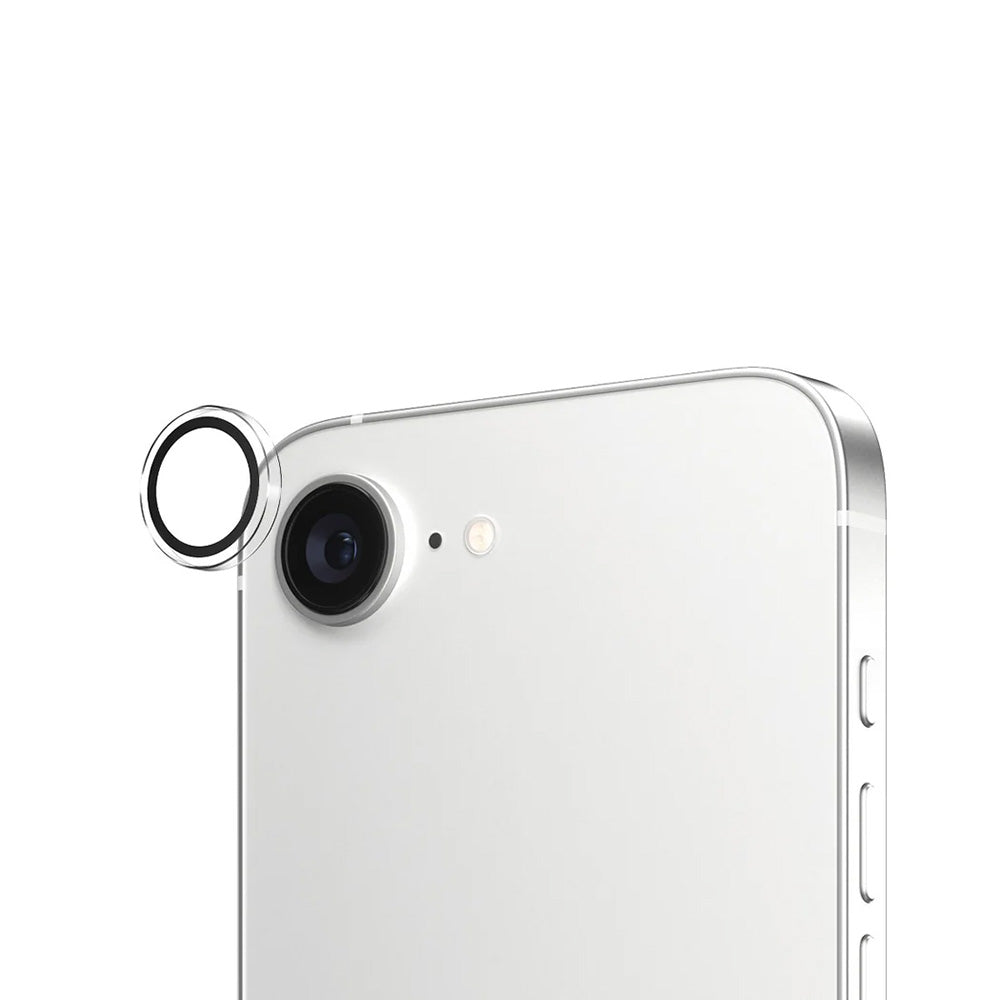 Folie de protectie PanzerGlass® Hoops® Camera Lens compatibil cu iPhone 16e / iPhone 17e, Transparent