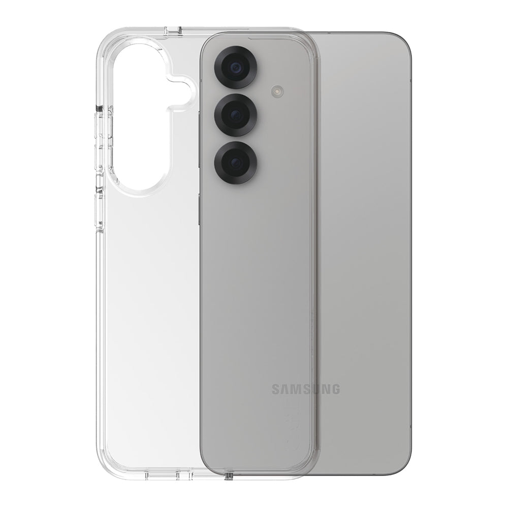 Husa de protectie PanzerGlass® CARE Flagship Urban Combat compatibil cu Samsung Galaxy S25 Plus, Transparent