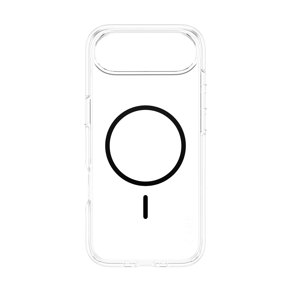 Husa de protectie PanzerGlass® CARE Flagship Urban Explorer Black MagSafe compatibil cu iPhone 17 Air, Transparent