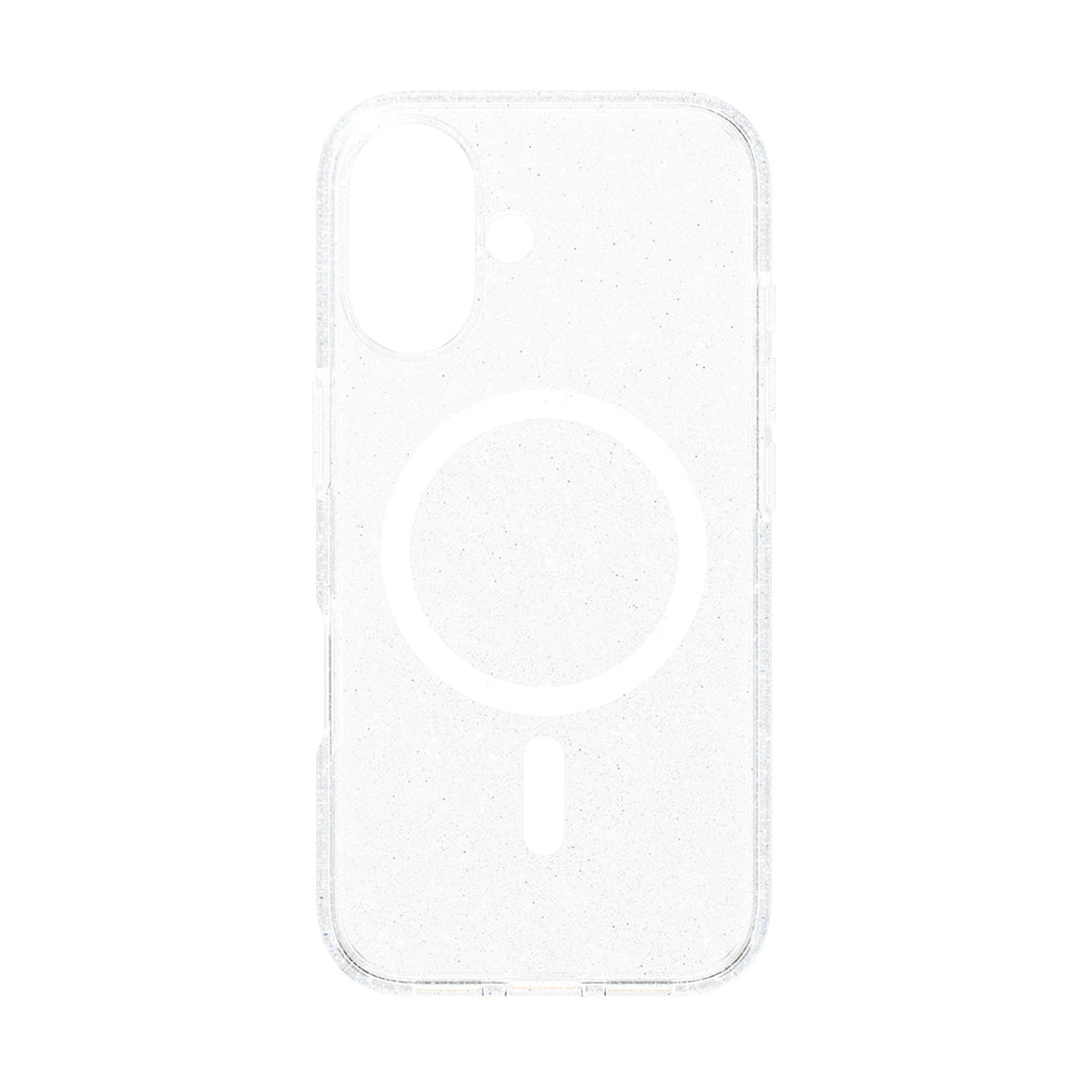 Husa de protectie PanzerGlass® CARE Flagship Urban Combat Star Lit White MagSafe compatibil cu iPhone 16, Transparent