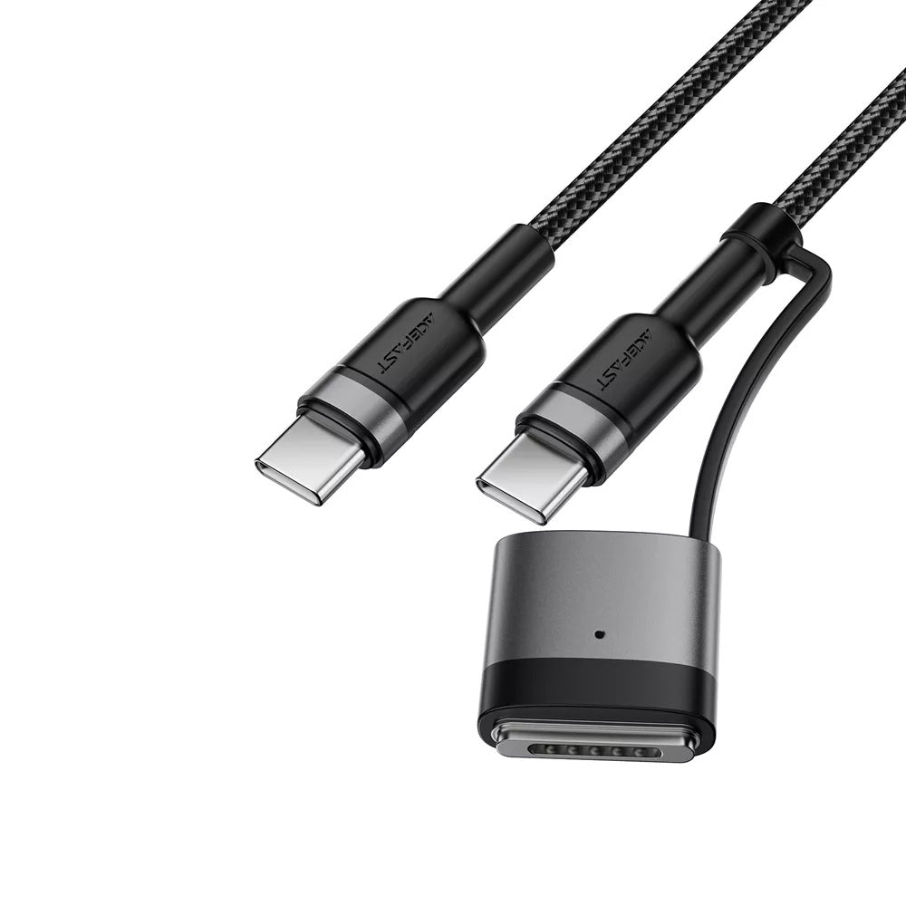 Cablu Acefast (C22-05), Fast Charging, Type-C to Type-C, MagSafe 3 Adapter, 240W, 48V/5A, 1.2m, Negru