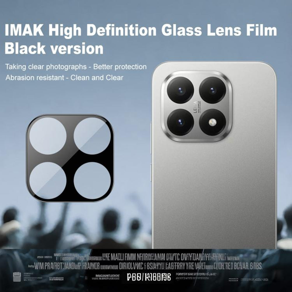 Folie de protectie Techsuit Full Camera Glass compatibil cu Xiaomi 15T Pro, Negru