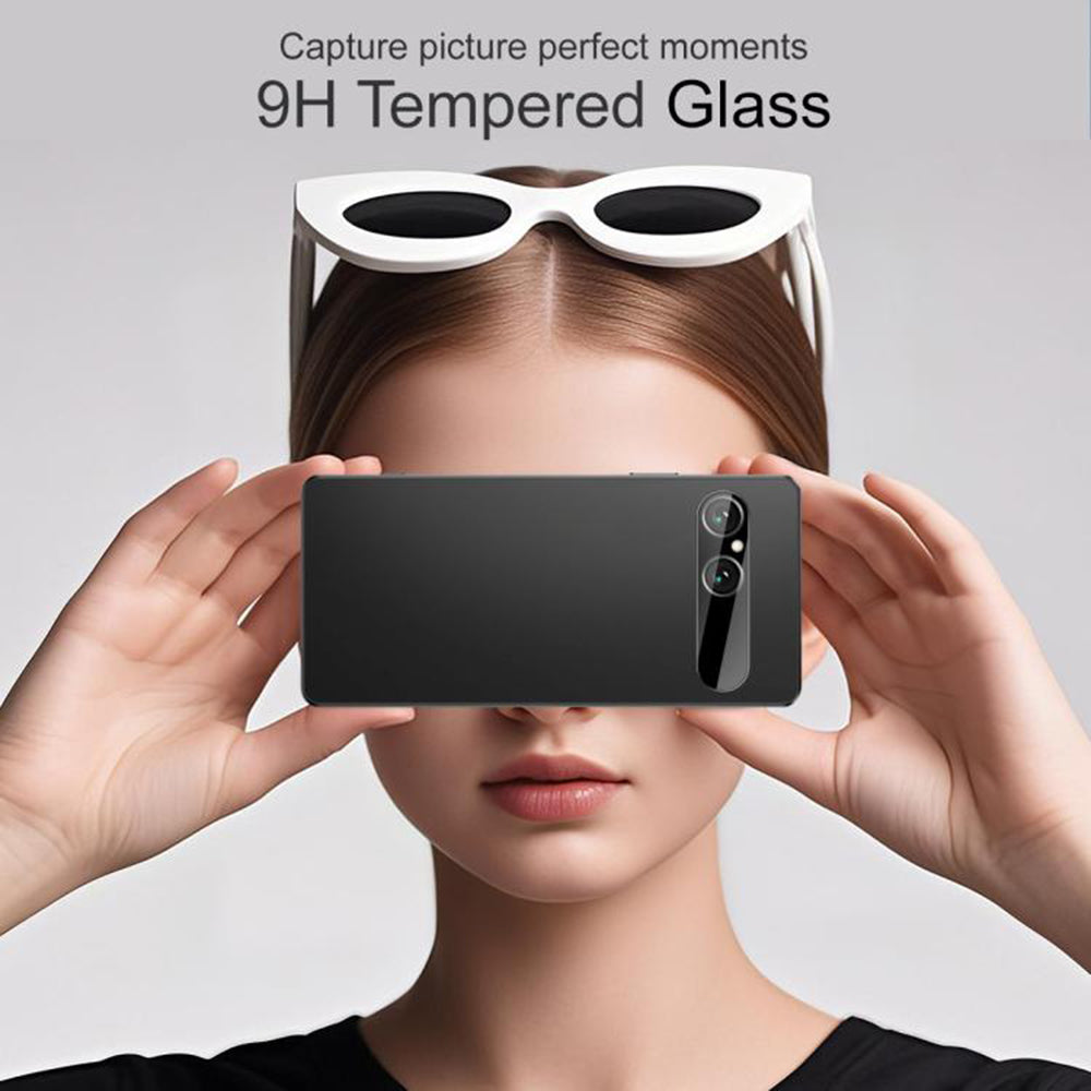 Folie de protectie Techsuit Full Camera Glass compatibil cu Sony Xperia 10 VII, Negru