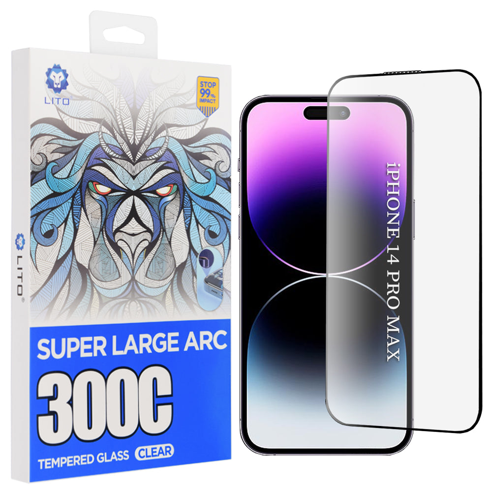 Folie de protectie Lito D+ Max 300C compatibil cu iPhone 14 Pro Max, Transparent