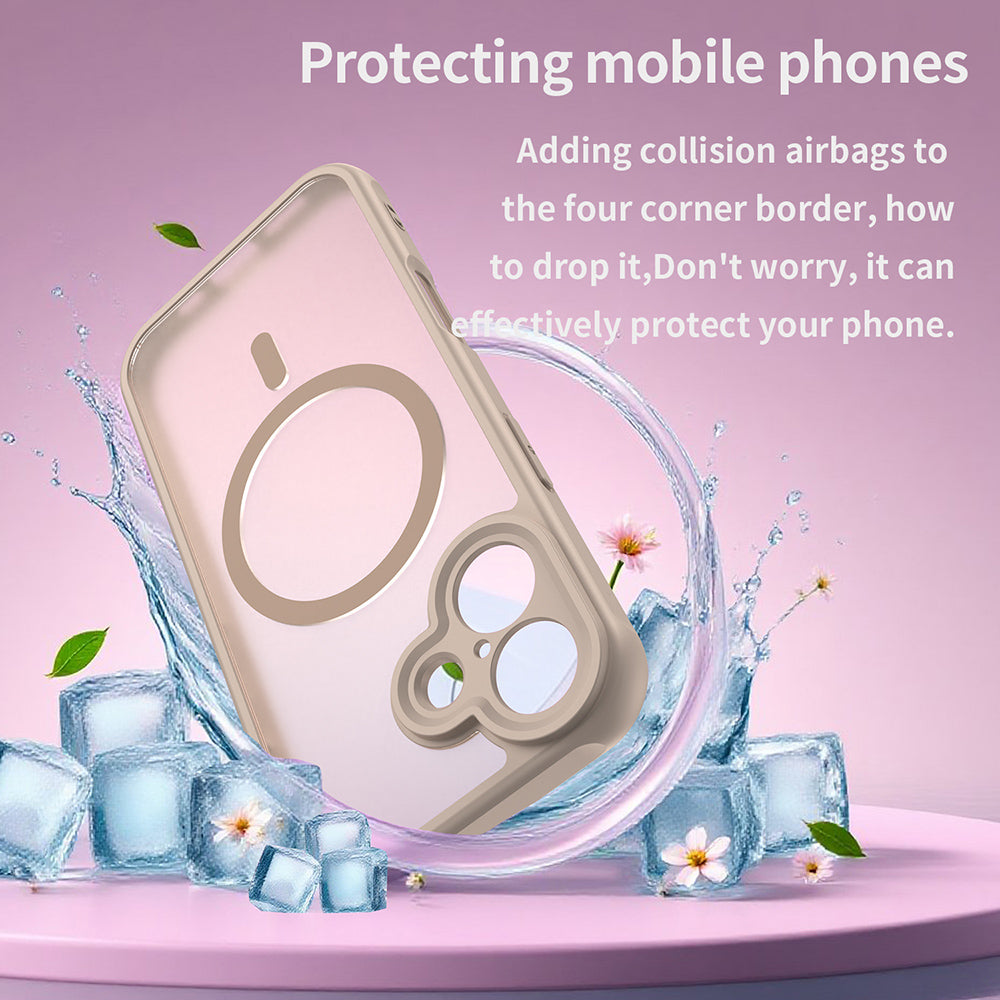 Husa de protectie Techsuit HaloFrost II MagSafe compatibil cu iPhone 17, Auriu