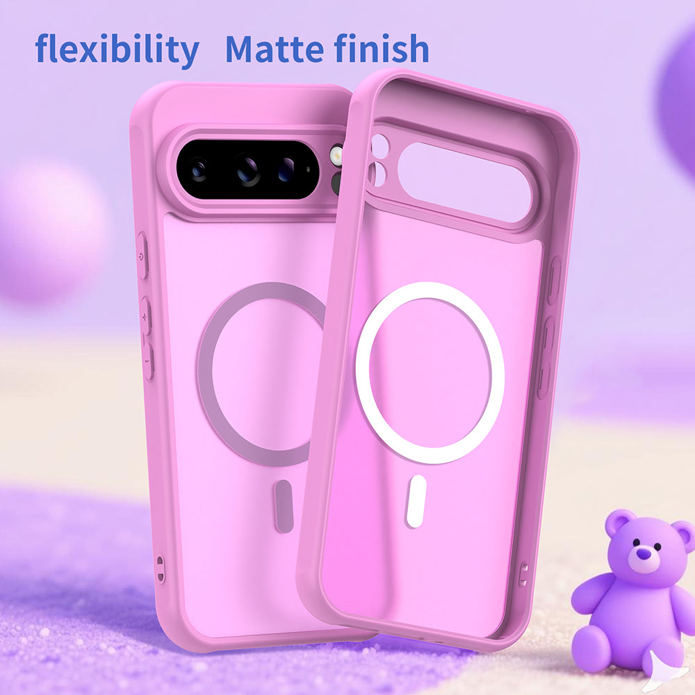 Husa de protectie Techsuit HaloFrost II MagSafe compatibil cu Google Pixel 10 Pro XL, Roz