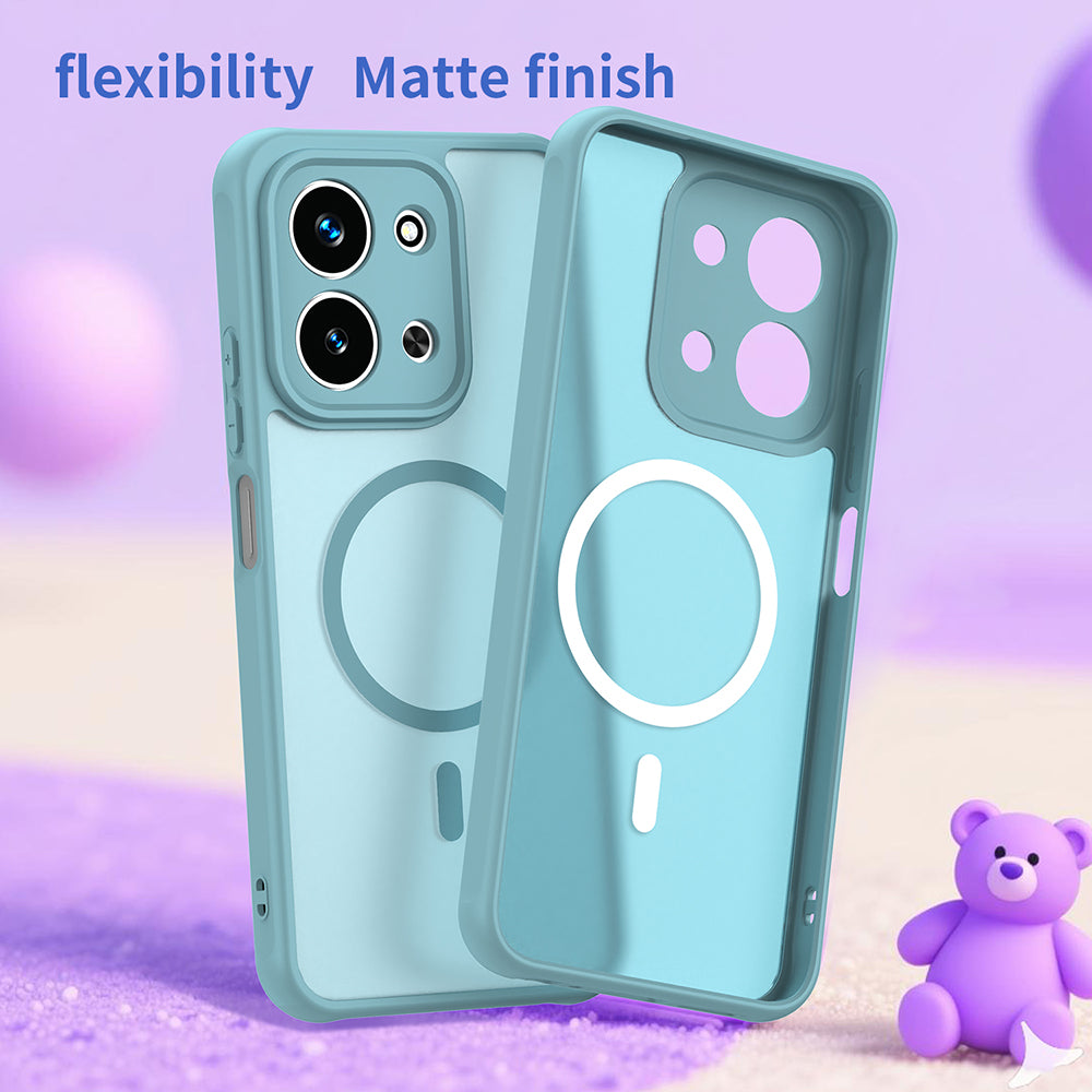 Husa de protectie Techsuit HaloFrost II MagSafe compatibil cu Xiaomi Redmi 15C 4G / Redmi 15C 5G, Verde Menta