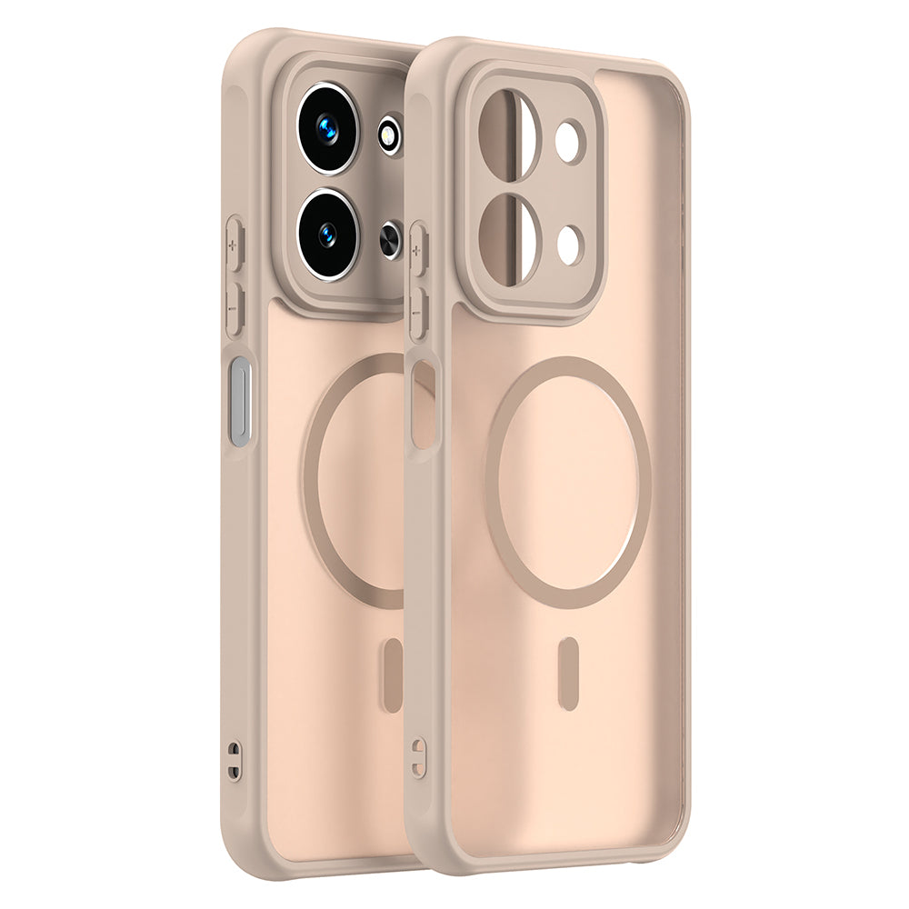 Husa de protectie Techsuit HaloFrost II MagSafe compatibil cu Xiaomi Redmi 15C 4G / Redmi 15C 5G, Auriu