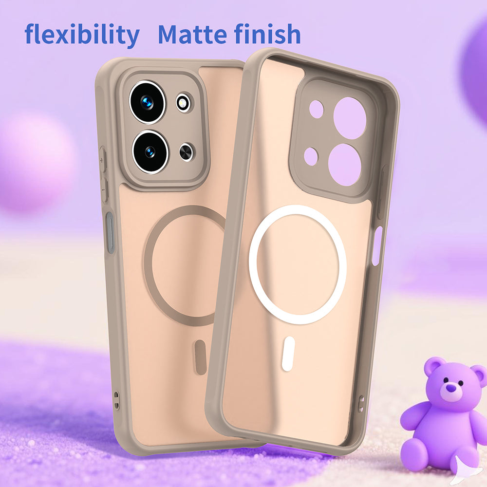 Husa de protectie Techsuit HaloFrost II MagSafe compatibil cu Xiaomi Redmi 15C 4G / Redmi 15C 5G, Auriu