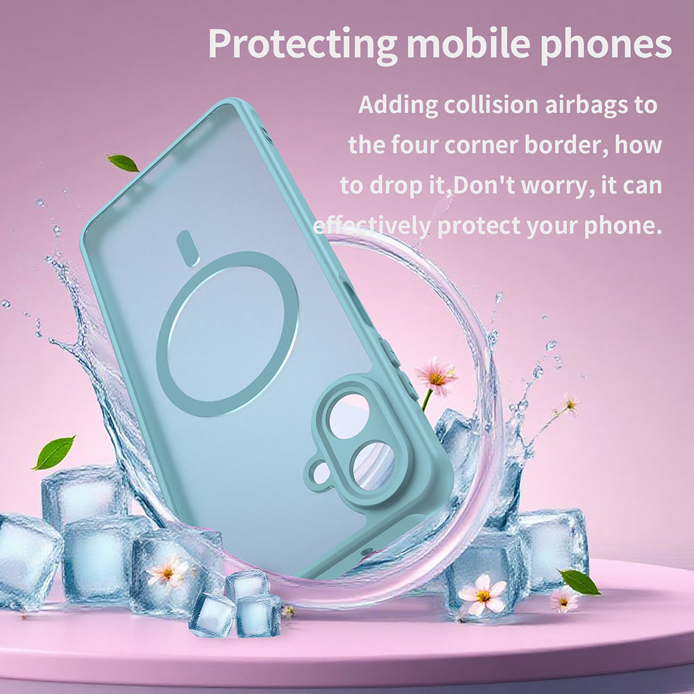 Husa de protectie Techsuit HaloFrost II MagSafe compatibil cu Samsung Galaxy A07 4G, Verde Menta