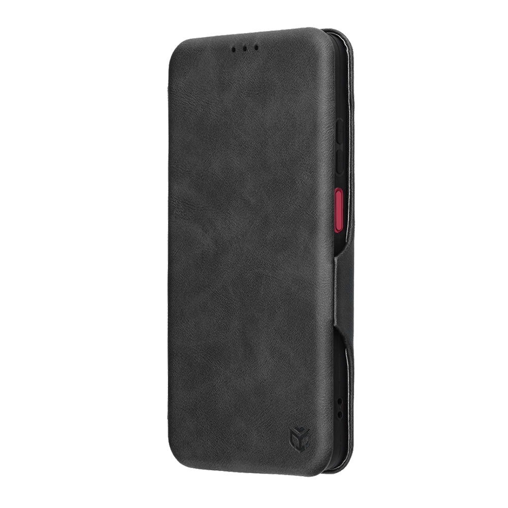 Husa de protectie Techsuit Safe Wallet Plus compatibil cu Motorola Moto G05 / E15, Negru