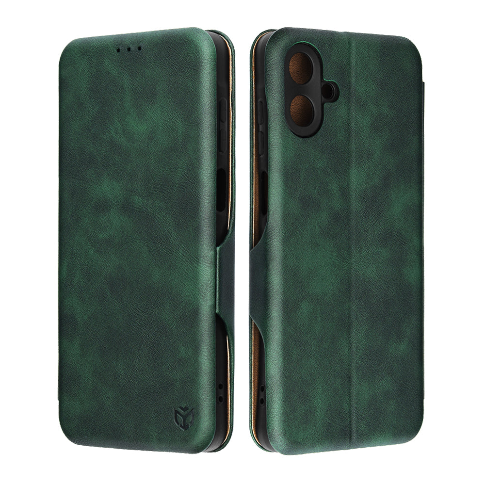 Husa de protectie Techsuit Safe Wallet Plus compatibil cu Samsung Galaxy A07 4G, Verde