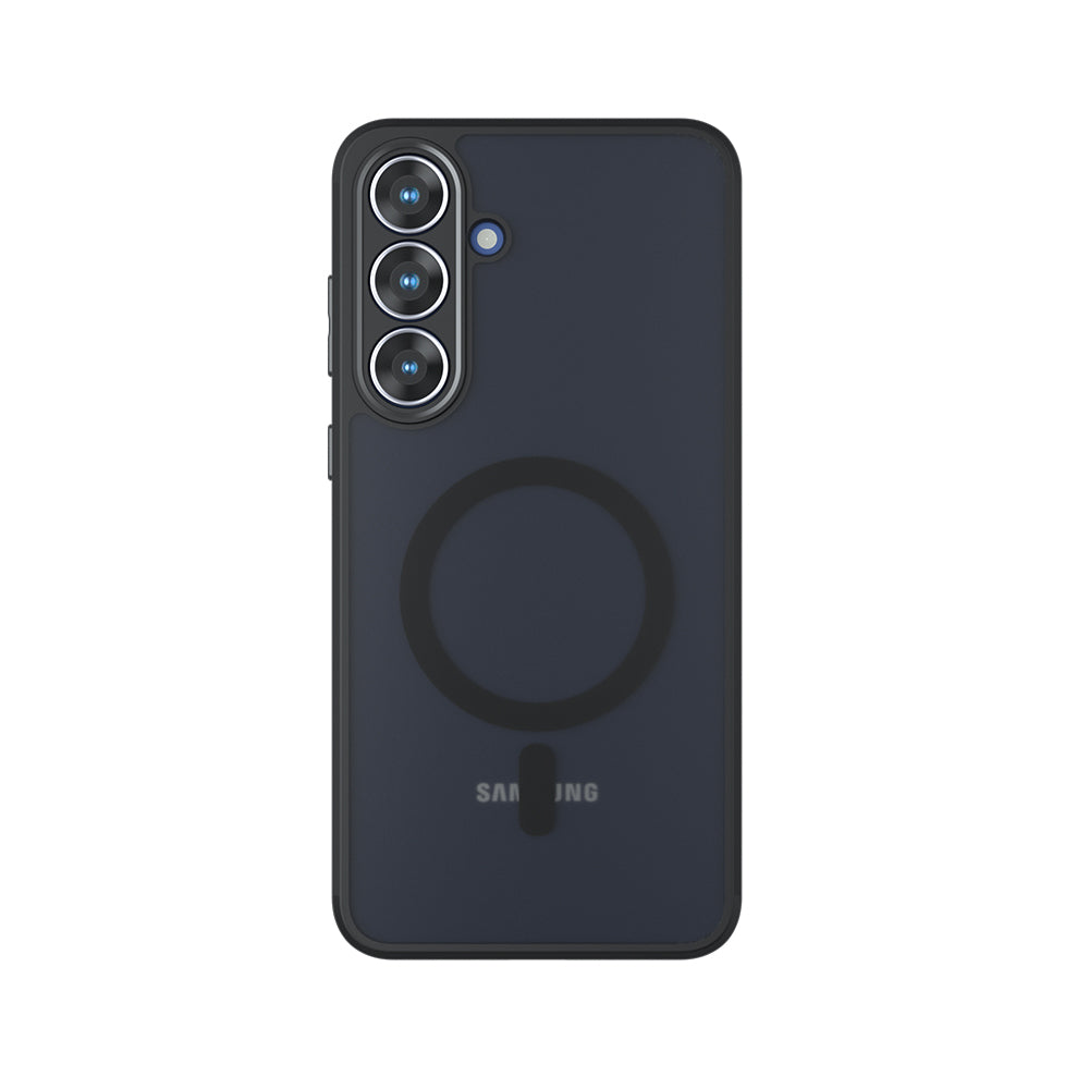 Husa de protectie Techsuit PureFrost MagSafe compatibil cu Samsung Galaxy S25 FE, Negru Mat