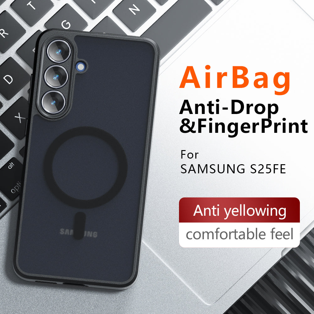 Husa de protectie Techsuit PureFrost MagSafe compatibil cu Samsung Galaxy A07 4G, Negru Mat
