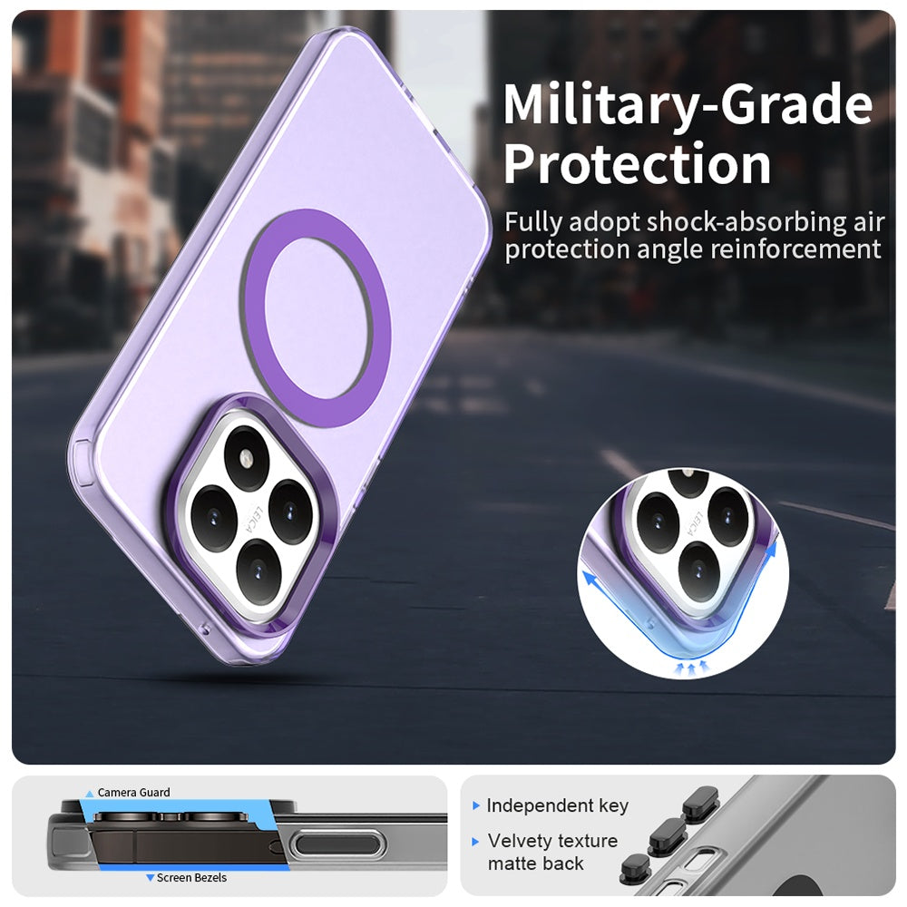 Husa de protectie Techsuit CandyCase MagSafe compatibil cu Xiaomi 15T, Mov