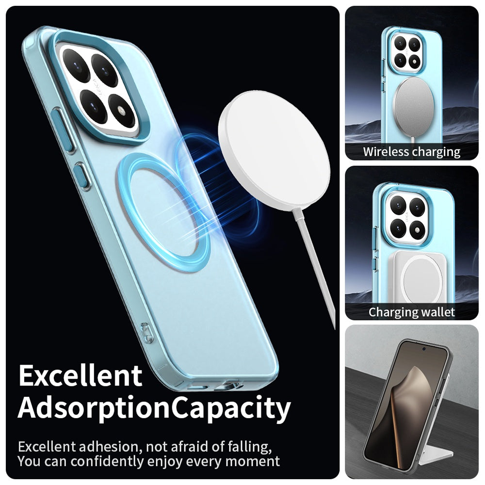 Husa de protectie Techsuit CandyCase MagSafe compatibil cu Xiaomi 15T, Albastru