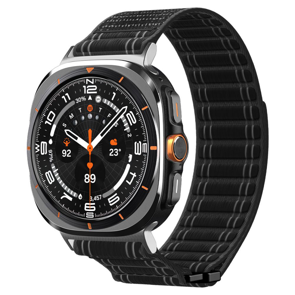 Curea smartwatch Spigen Watchband WBF0 (AMP10146) compatibil cu Samsung Galaxy Watch Ultra 47mm, Negru