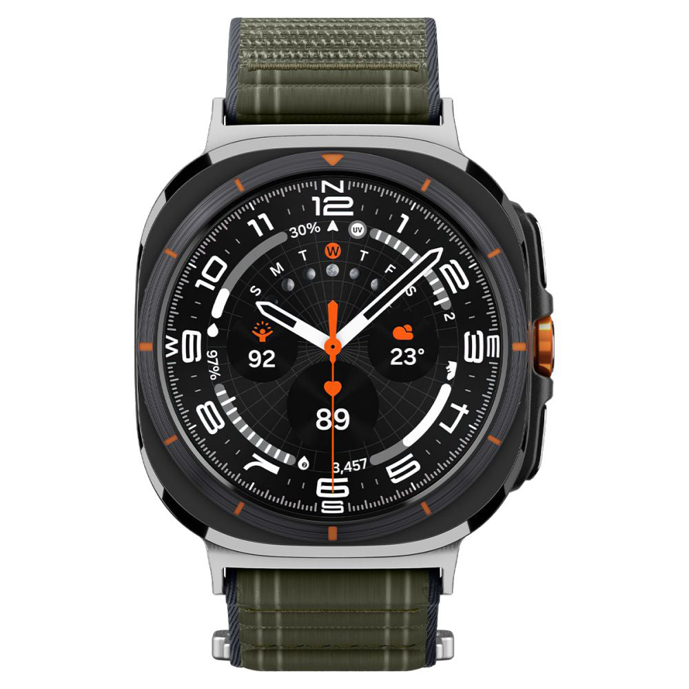 Curea smartwatch Spigen Watchband WBF0 (AMP10147) compatibil cu Samsung Galaxy Watch Ultra 47mm, Verde
