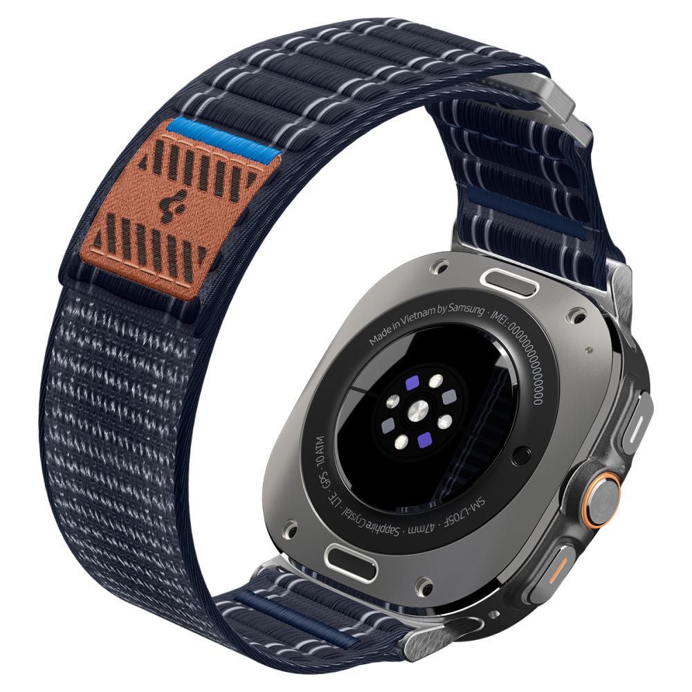 Curea smartwatch Spigen Watchband WBF0 (AMP10148) compatibil cu Samsung Galaxy Watch Ultra 47mm, Bleumarin