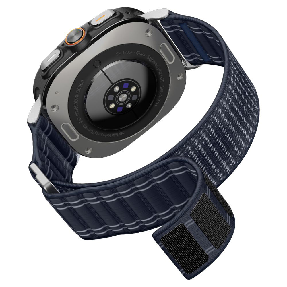 Curea smartwatch Spigen Watchband WBF0 (AMP10148) compatibil cu Samsung Galaxy Watch Ultra 47mm, Bleumarin
